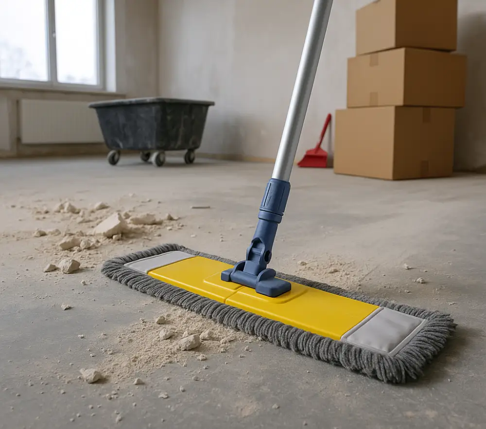 Tila puhtaaksi remontin jäljiltä